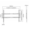 Equip 650333 Soporte de pared para TV fijo de 37