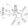 Equip 650328 Soporte de pared para TV de esquina full-motion de 23
