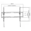 Equip 650334 Soporte de pared para TV de perfil bajo de 37
