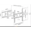 Equip Soporte de pared para TV articulado de 32