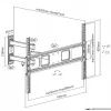 Equip Soporte de pared para TV articulado de 37