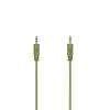 Hama Cable de audio flexi-slim 0,75 m 3,5 mm verde conector macho a conector macho