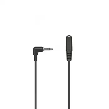 Cable de audio Hama 00205197 0,2 m conector macho de 2,5 mm a conector hembra de 3,5 mm negro