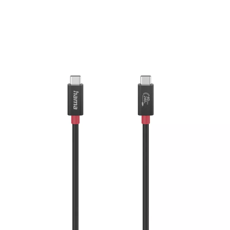 Hama 00200779 Cable USB USB4 Gen 3x2 1 m USB C negro