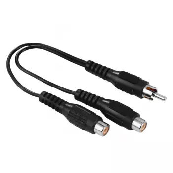 Hama 00205183 Cable de audio cinch 2 x cinch negro