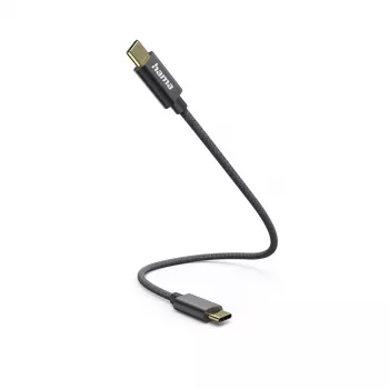 Hama 00201604 Cable USB USB 2.0 0,2 m USB C negro
