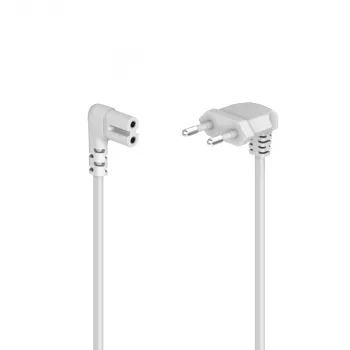 Hama 00223283 Cable de alimentación blanco 3 m conector hembra C7