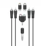 Cable de audio Hama 00205175 2,5 m 2x conector RCA negro