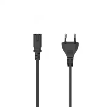 Hama 00223273 Cable de alimentación negro 1,5 m conector hembra C7