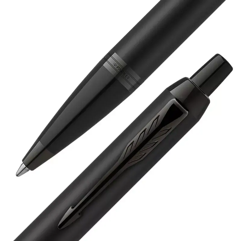 Bolígrafo con clip Parker IM Achromatic