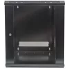 Intellinet 711883 armario de red de pared de 19 pulgadas, 12U, negro (RAL 9005)
