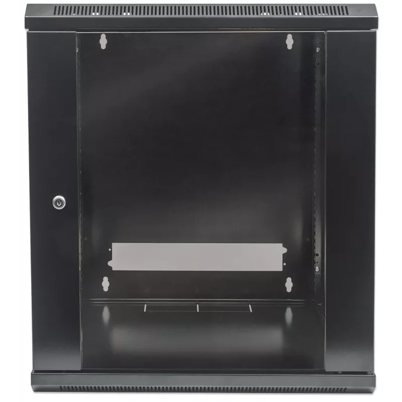 Intellinet 711883 armario de red de pared de 19 pulgadas, 12U, negro (RAL 9005)