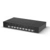 Lindy 39540 conmutador KVM de 8 puertos DisplayPort 1.2, USB 2.0 y audio, 1 usuario local, montable en rack, negro
