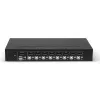 Lindy 39540 conmutador KVM de 8 puertos DisplayPort 1.2, USB 2.0 y audio, 1 usuario local, montable en rack, negro