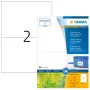 Etiquetas de impresora autoadhesivas HERMA 10737 blancas 21x14,8 cm 160 etiquetas