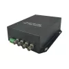 Transmisor AV LevelOne kit extensor 4 canales BNC sobre fibra óptica 20 km