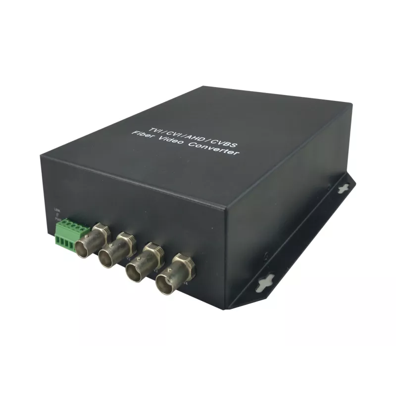 Transmisor AV LevelOne kit extensor 4 canales BNC sobre fibra óptica 20 km