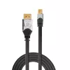 Lindy cable CROMO Mini DisplayPort a DisplayPort de 0,5 m, 0,5 m, Mini DisplayPort, DisplayPort, conector macho, conector macho, 4096 x 2160 píxeles