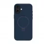 dbramante1928 Iceland Ultra D3O MS Kick IUK1DABL6291 funda trasera con soporte para Apple iPhone 16, MagSafe, D3O, plástico, azul