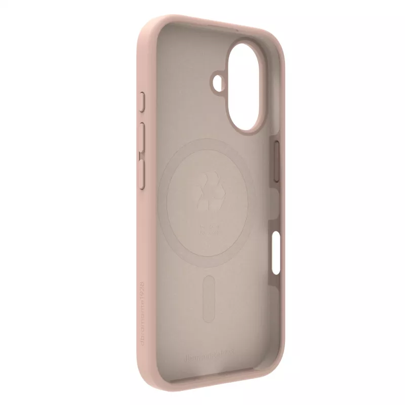 dbramante1928 Monaco MagSafe MO61PISA6314 funda trasera para Apple iPhone 16, silicona/plástico, Pink Sand