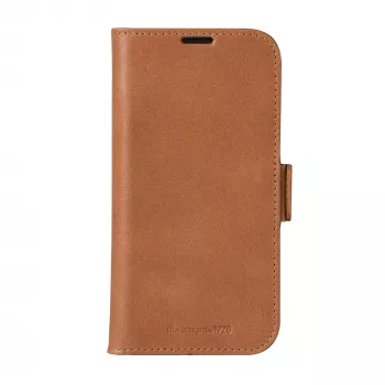 Funda tipo folio dbramante1928 Copenhagen iPhone 16 tan 3 bolsillos para tarjetas