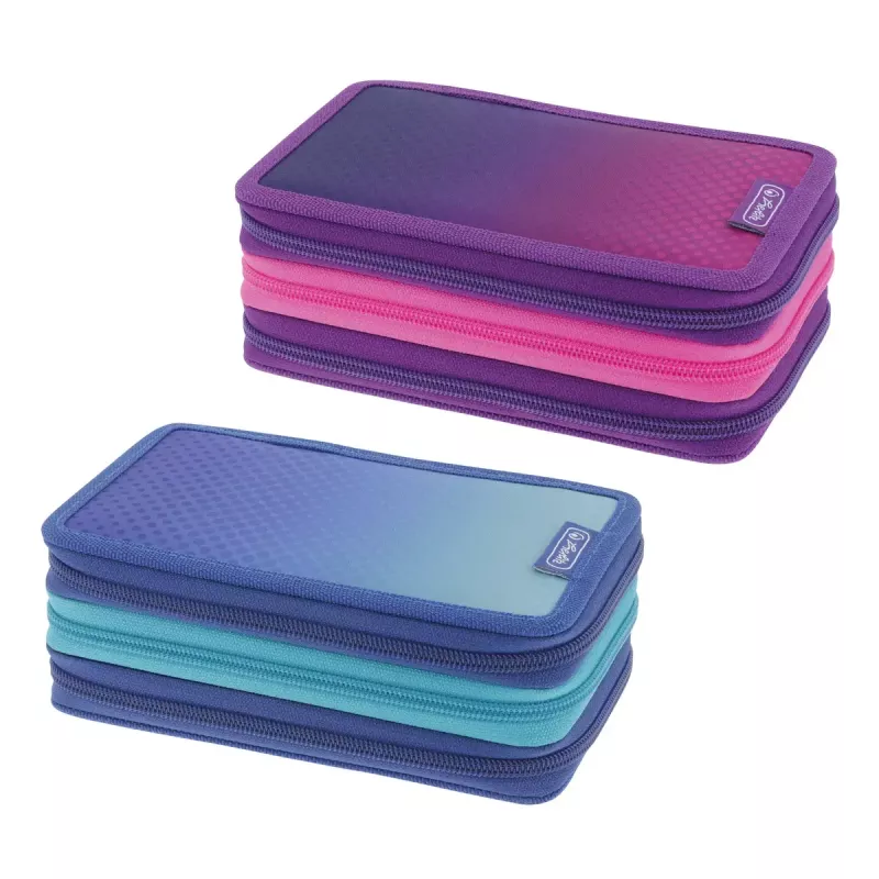 Herlitz TriCase Dip Dye 31 uds. azul turquesa poliéster 190x115x70 mm