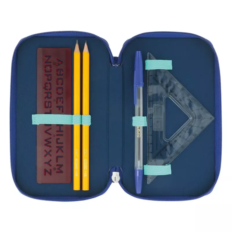 Herlitz TriCase Dip Dye 31 uds. azul turquesa poliéster 190x115x70 mm