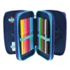 Herlitz TriCase Dip Dye 31 uds. azul turquesa poliéster 190x115x70 mm
