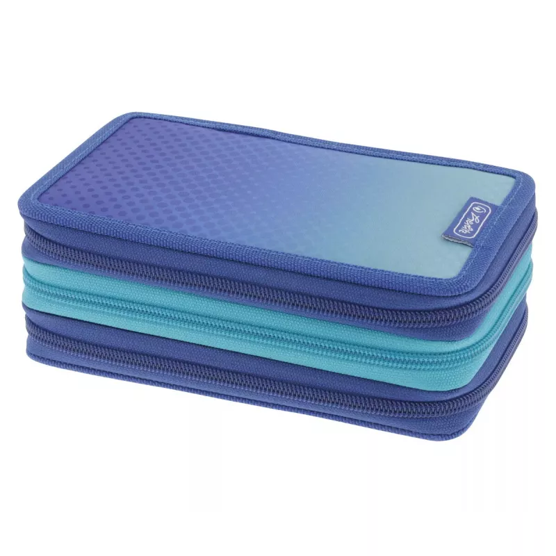 Herlitz TriCase Dip Dye 31 uds. azul turquesa poliéster 190x115x70 mm