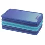Herlitz TriCase Dip Dye 31 uds. azul turquesa poliéster 190x115x70 mm