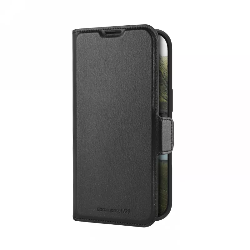 dbramante1928 Oslo Pro OP61BL006342 funda con tapa para Apple iPhone 16 Pro, PU/plástico, negra
