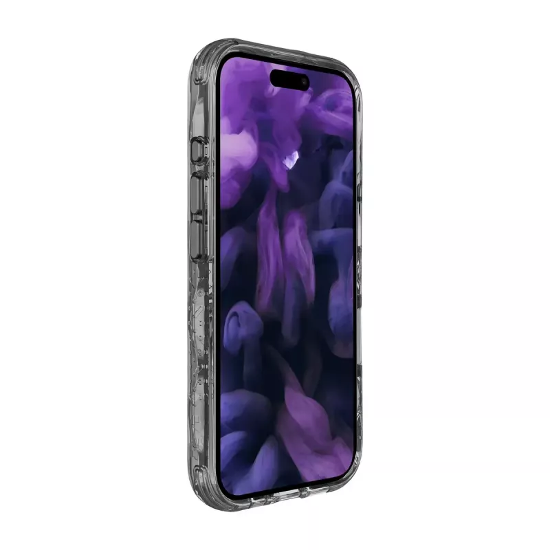 LAUT Crystal Matter X L_IP24B_CMX_UB funda para iPhone 16 Pro, compatible con MagSafe, policarbonato/TPU, negra