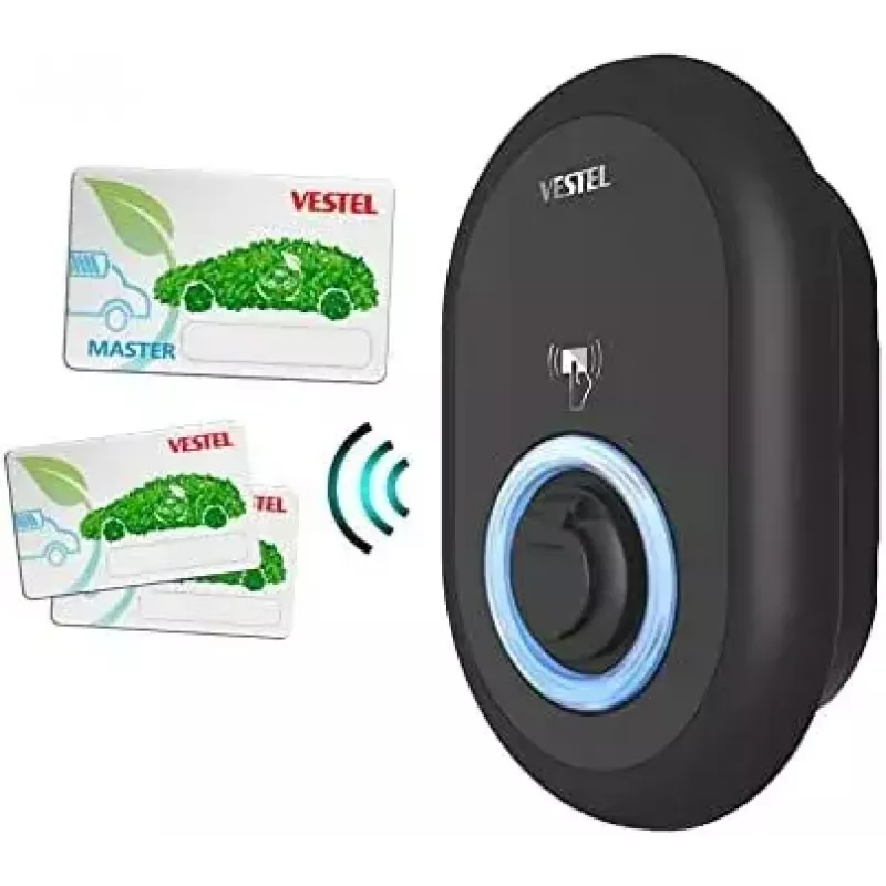 Wallbox Vestel EVC04-AC11SWA-T2P7 cargador inteligente para vehículos eléctricos 11 kW con cable de 7 m
