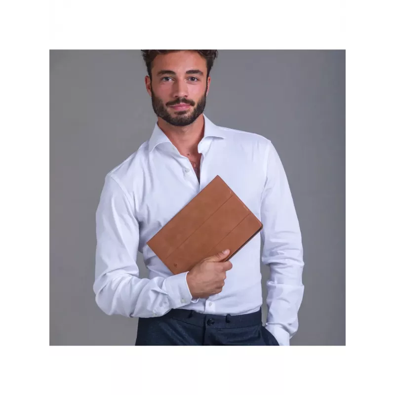 Funda tipo folio d bramante para iPad Pro 11 pulgadas (M5 2025 / M4 2024) – piel plena flor, modo soporte
