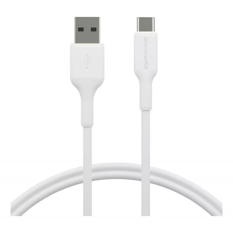 dbramante1928 re-charge – Cable 1m USB-A a USB-C – W, 1 m, USB A, USB C, USB 2.0, 0,48 Gbit/s, Blanco