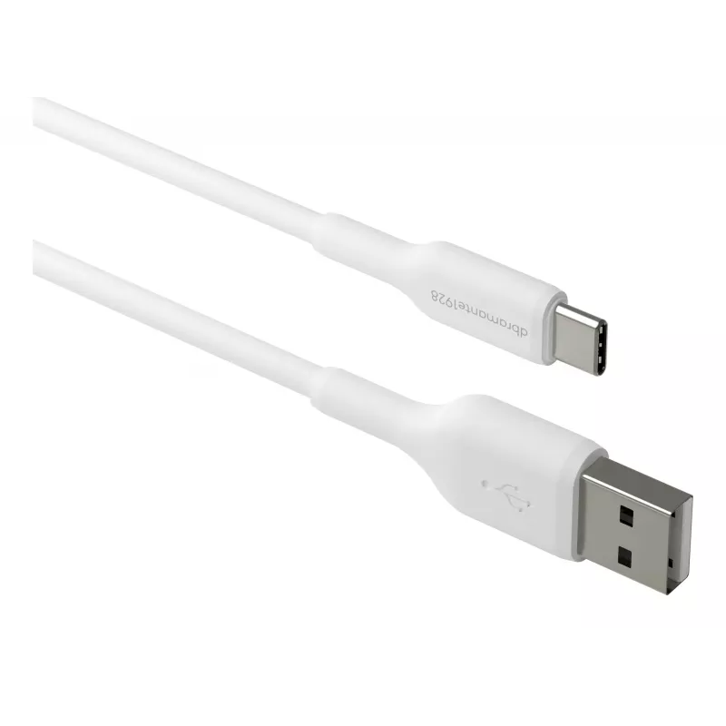 dbramante1928 re-charge – Cable 1m USB-A a USB-C – W, 1 m, USB A, USB C, USB 2.0, 0,48 Gbit/s, Blanco