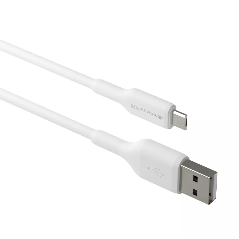 dbramante1928 re-charge – Cable 1m USB-A – Micro-USB – W, 1 m, USB A, Micro-USB A, USB 2.0, 0,48 Gbit/s, Blanco