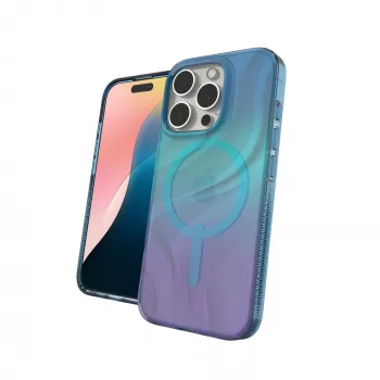 ZAGG Cases Milan Snap Apple iPhone 16 Pro Deep Aurora, Funda, Apple, iPhone 16 Pro, 16 cm (6,3 pulgadas), Azul, Lila