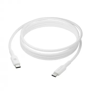dbramante1928 re-charge – Cable – 2 m USB-C a USB-C – W, 2 m, USB C, USB C, USB 2.0, 0,48 Gbit/s, Blanco