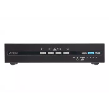 Conmutador KVM ATEN 4 puertos USB HDMI Dual Display Secure con CAC (4 ordenadores, 4K UHD 3840×2160)