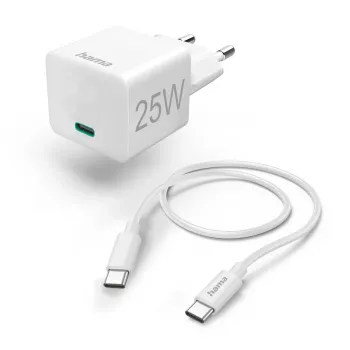 Hama 00201624 cargador móvil para teléfono móvil, smartphone, tablet blanco carga rápida AC uso en interiores
