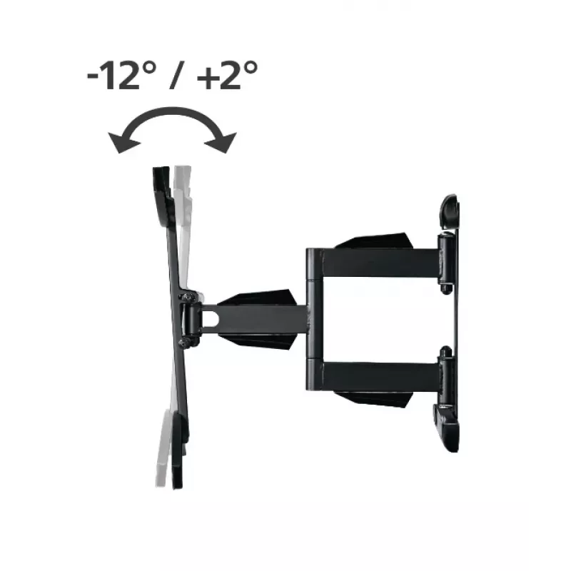 Hama soporte de pared para TV, giratorio, inclinable, extensible, 191 cm (75