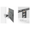 Soporte de pared para TV ultradelgado orientable Equip 43-90