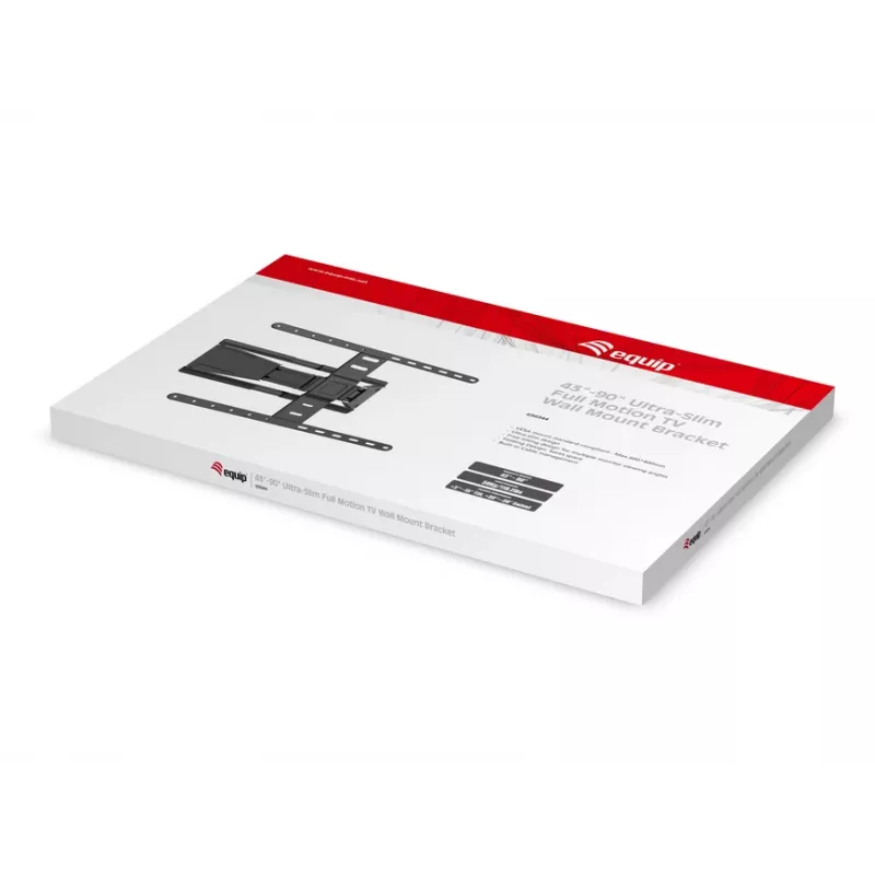 Soporte de pared para TV ultradelgado orientable Equip 43-90