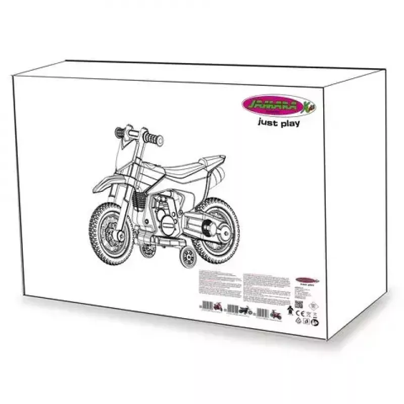 Moto infantil Jamara Power Bike a batería 4 ruedas