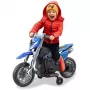 Moto infantil Jamara Power Bike a batería 4 ruedas
