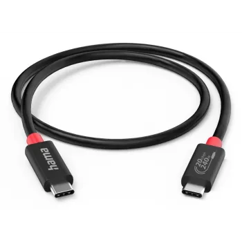 Hama cable USB-C USB4 Gen2 20 Gbit/s, E-Marker, 5 A, 240 W, 2 m