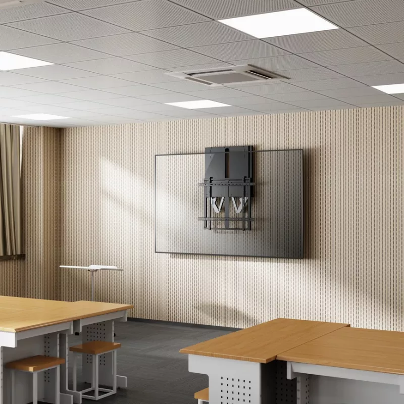 Soporte de pared para TV interactivo subir y bajar Equip 55