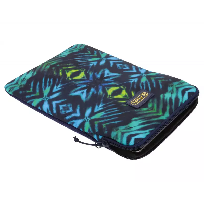 Funda Herlitz New Batik 26,7 cm negra azul verde
