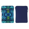 Funda Herlitz New Batik 26,7 cm negra azul verde